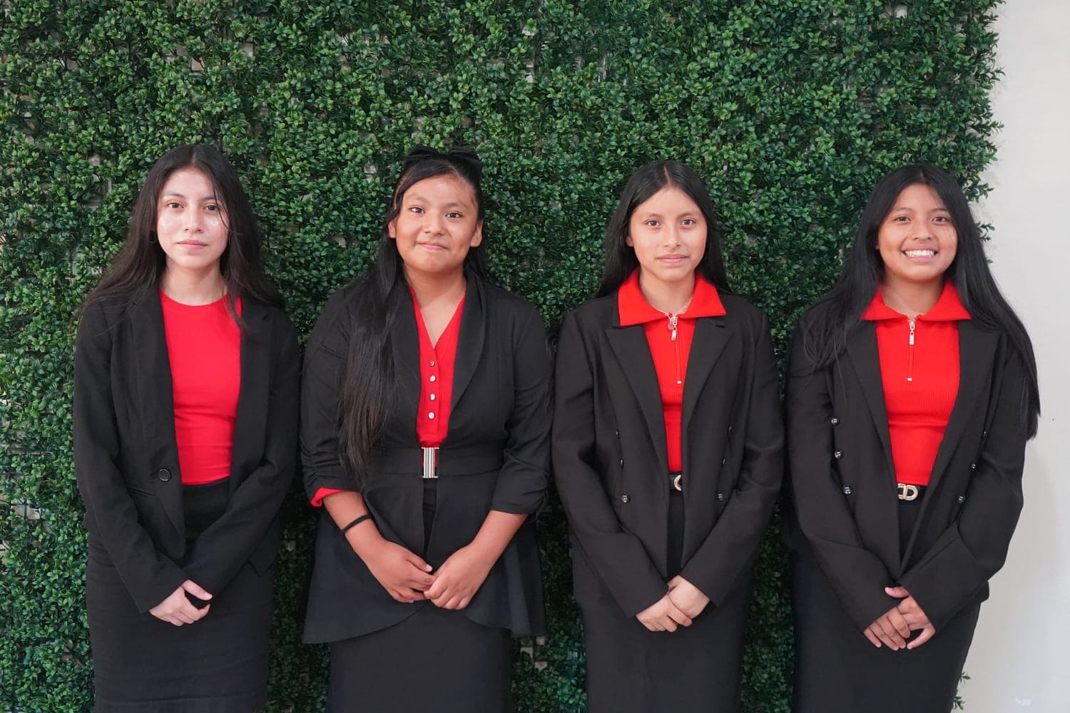 Jóvenes de la iglesia un domingo